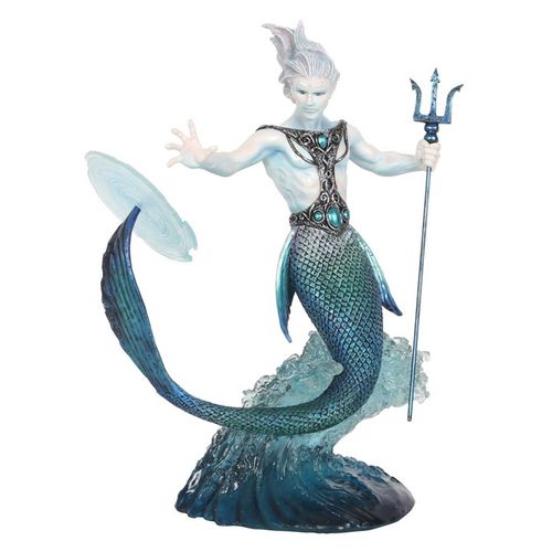 Water Elemental Wizard Figurine by Anne Stokes - Buy  at GiftMasters.co.uk