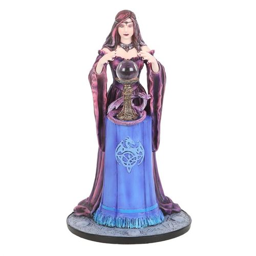 Crystal Ball Figurine by Anne Stokes - Buy  at GiftMasters.co.uk