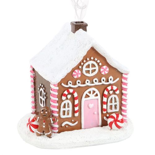 Pink Gingerbread House Incense Cone Burner - Buy  at GiftMasters.co.uk