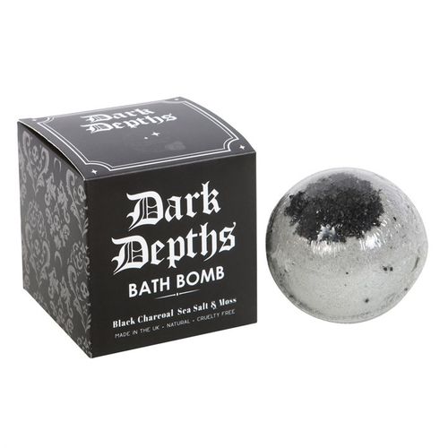 Dark Depths Black Charcoal Bath Bomb - Buy  at GiftMasters.co.uk