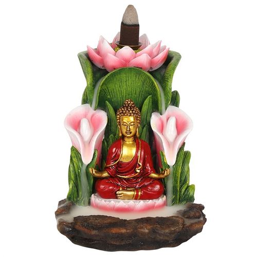 Colourful Buddha Backflow Incense Burner - Buy  at GiftMasters.co.uk